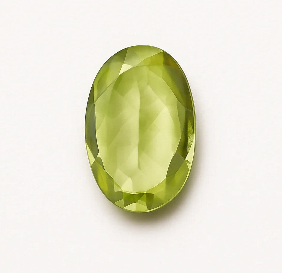August Birthstone Peridot Charm