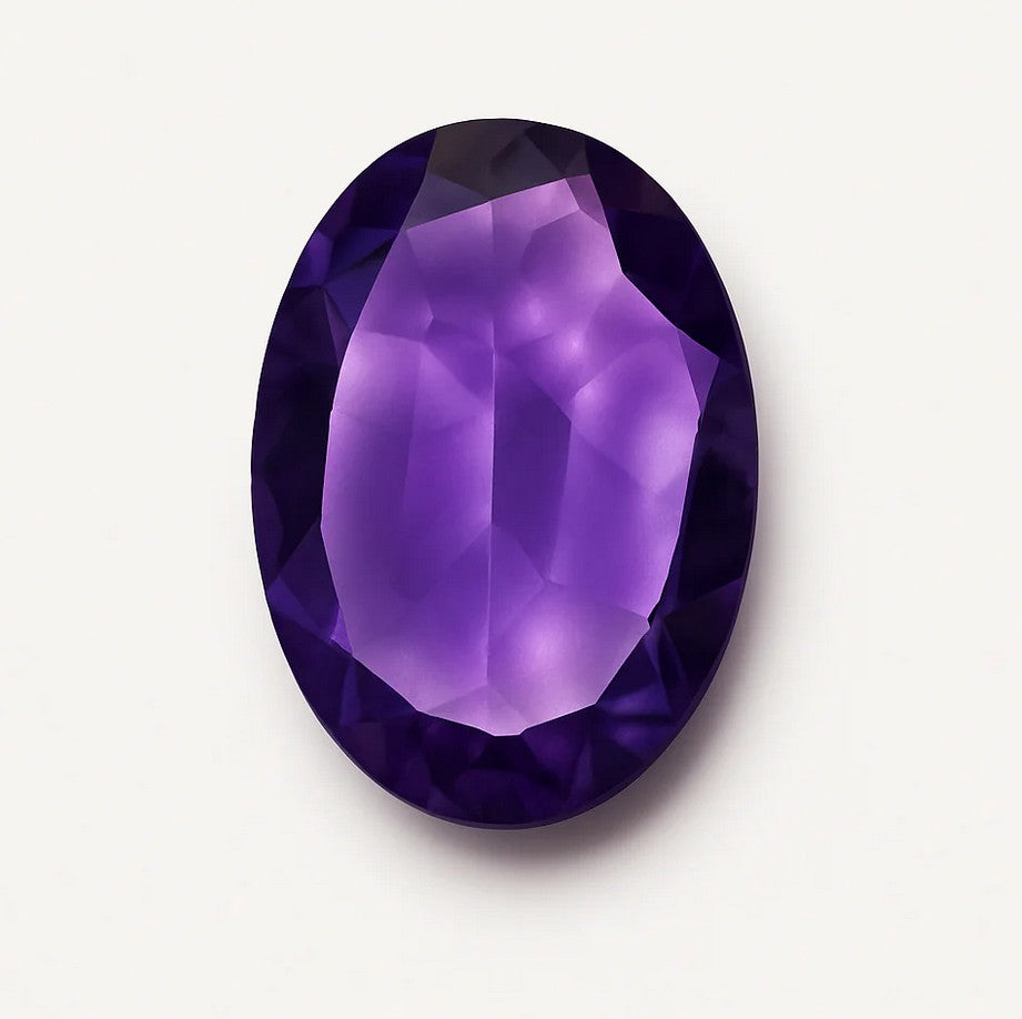February Birthstone Amethyst Charm