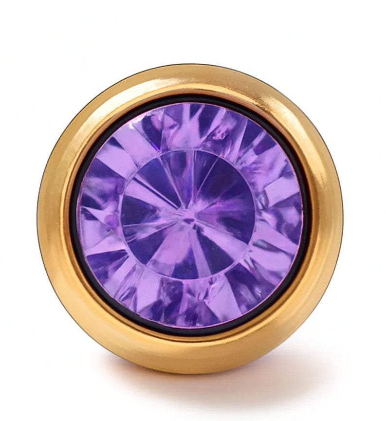 February Golden Amethyst Glow