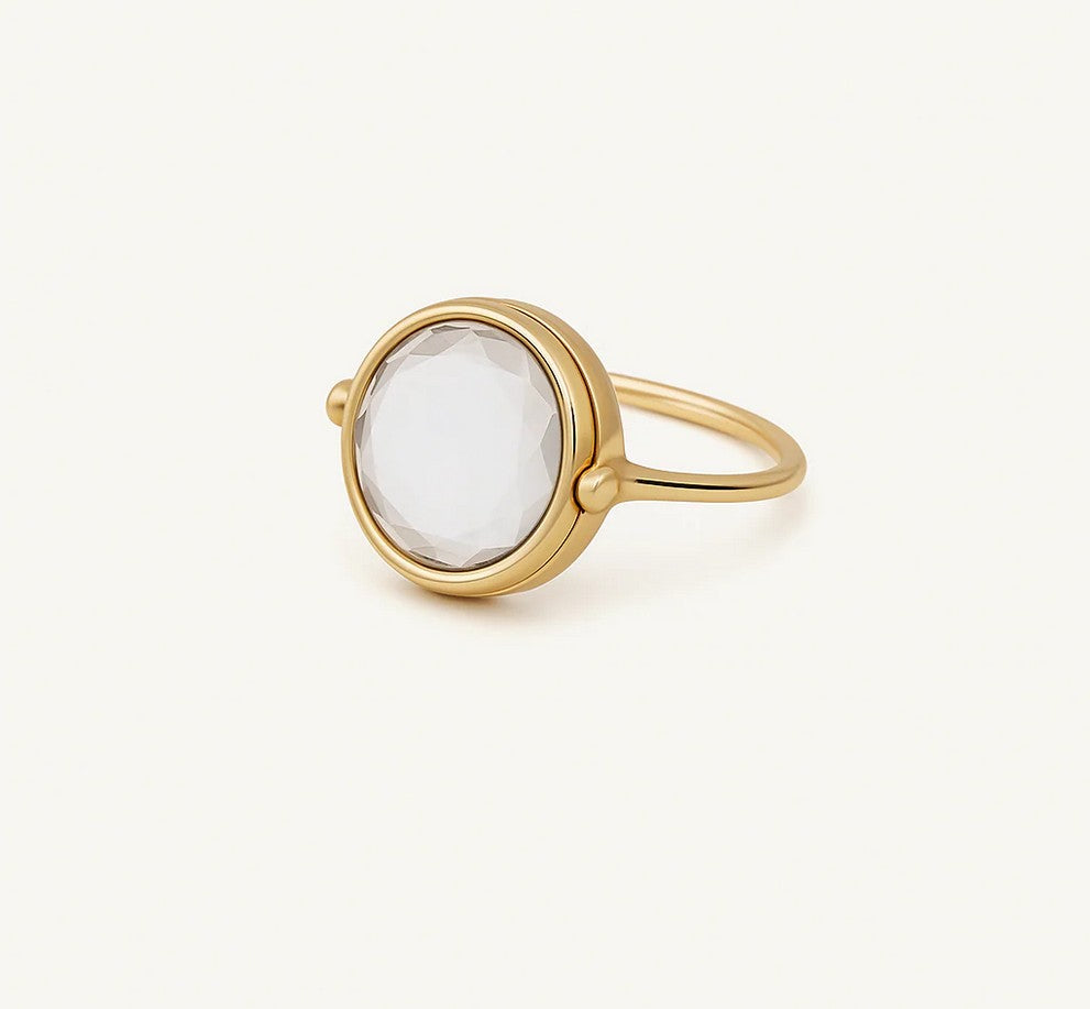 GOLD OUND RING LOCKET - Coming Soon