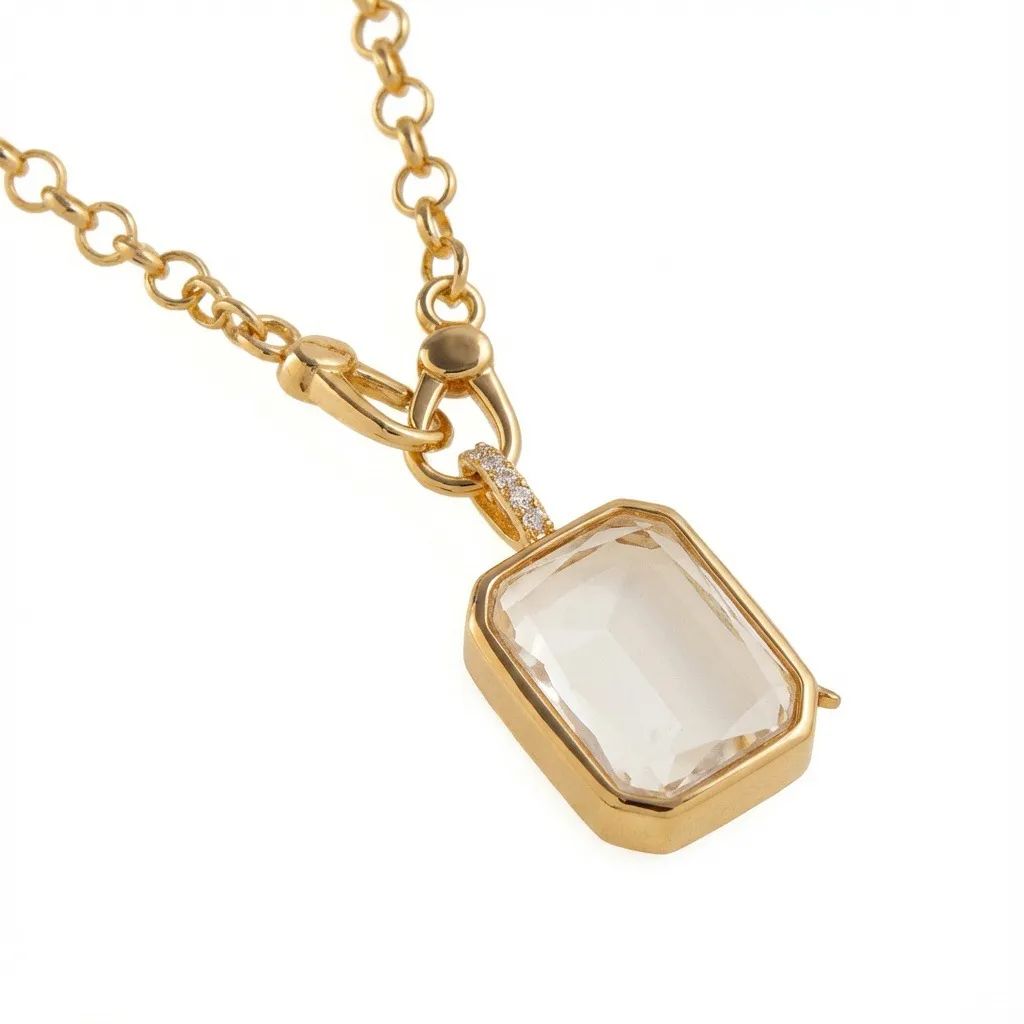 Gold Box lock with Necklace