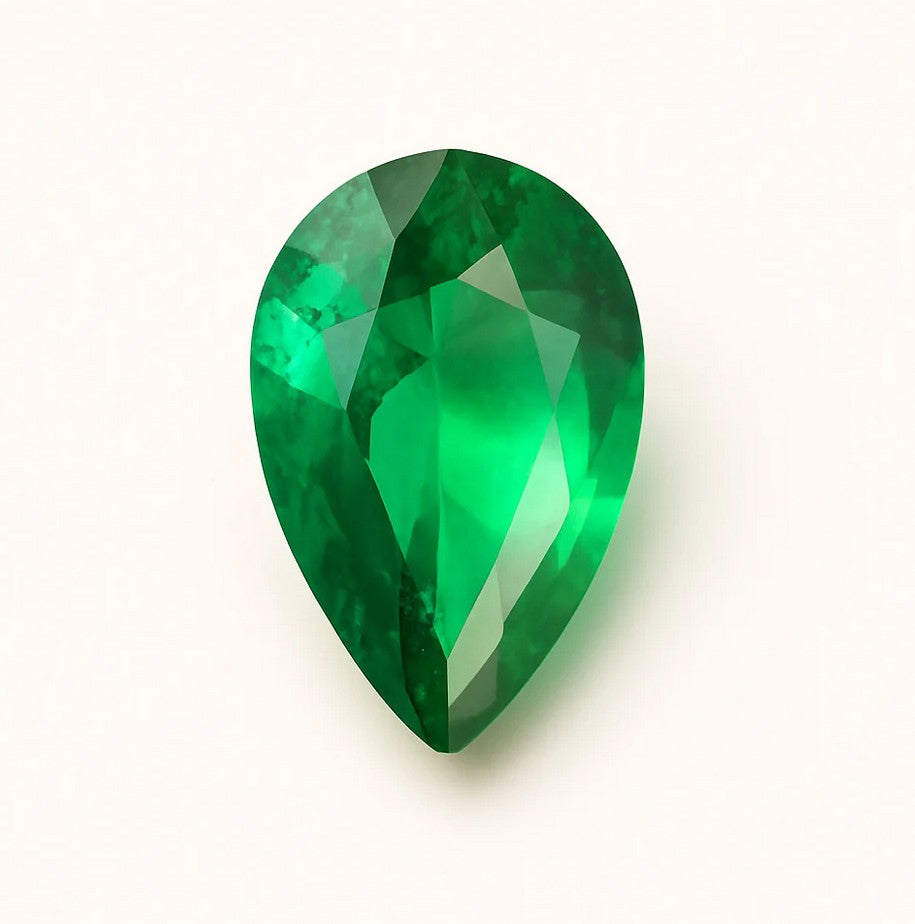 May Birthstone Emerald Charm