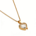Small Heart Gold lock with Necklace