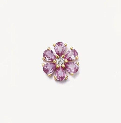 Pink Flower Charm