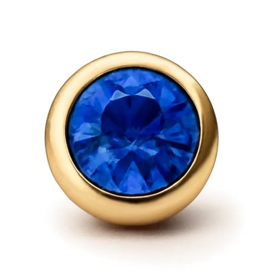 September Golden Sapphire Shine